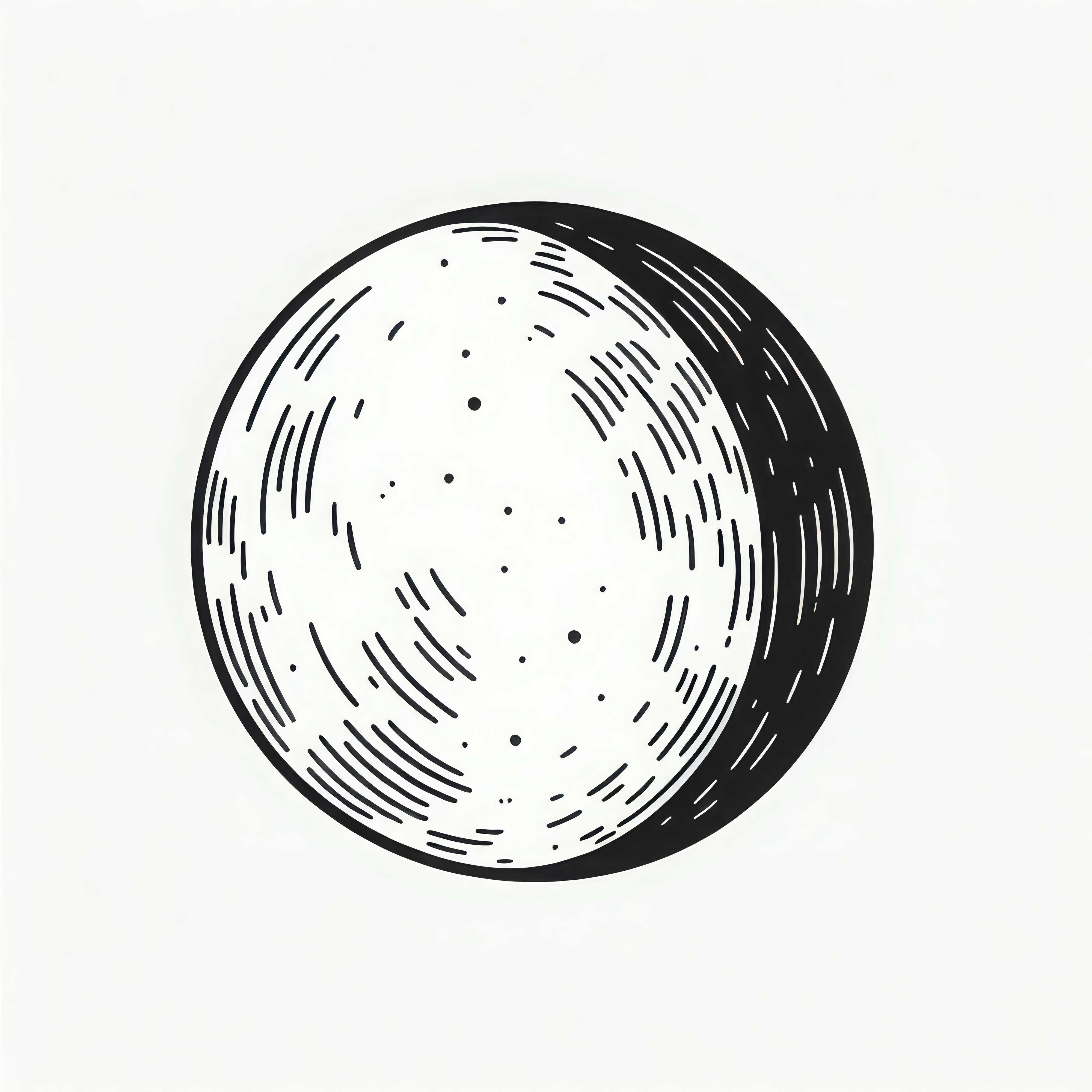 Download free moon coloring page and color online