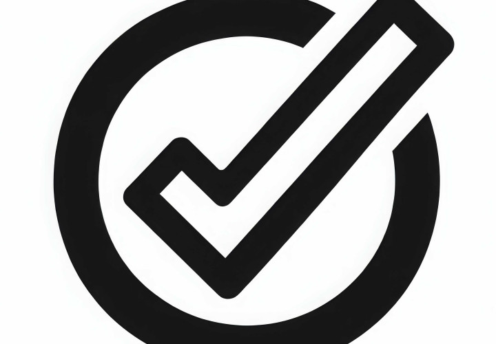 Hook symbol and checkmark - Free coloring page Hook symbol and checkmark - Free coloring page