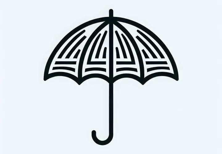 Free Umbrella Coloring Page – A Creative Symbol for Young and Old