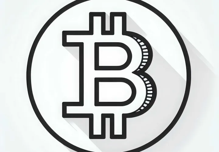 Free Bitcoin Symbol Coloring Page