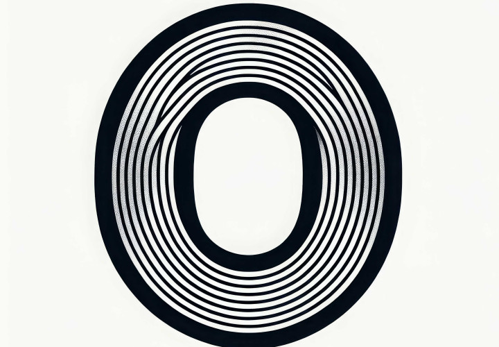 Free coloring page of uppercase O