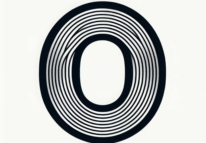 Free coloring page of uppercase O