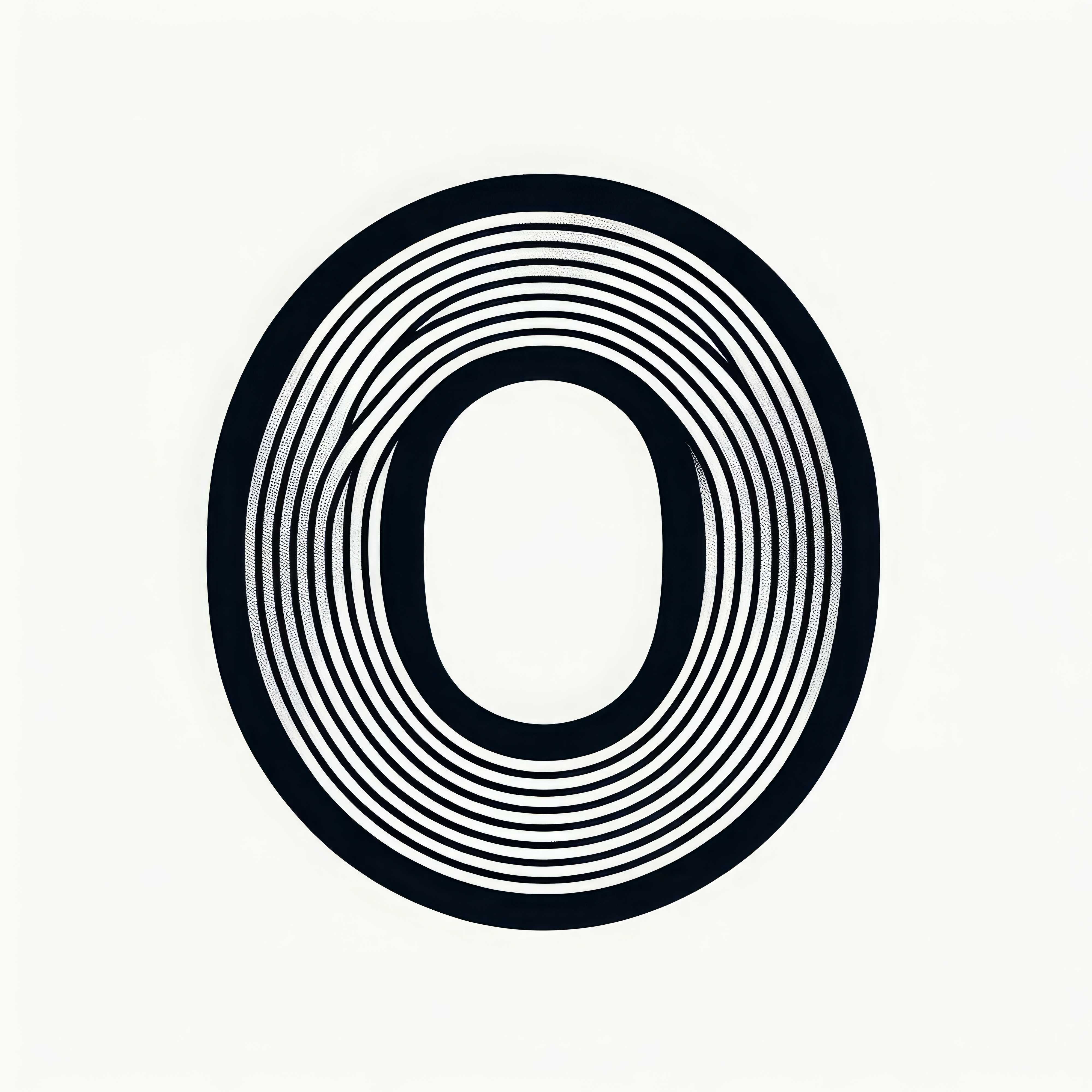Free coloring page of uppercase letter O