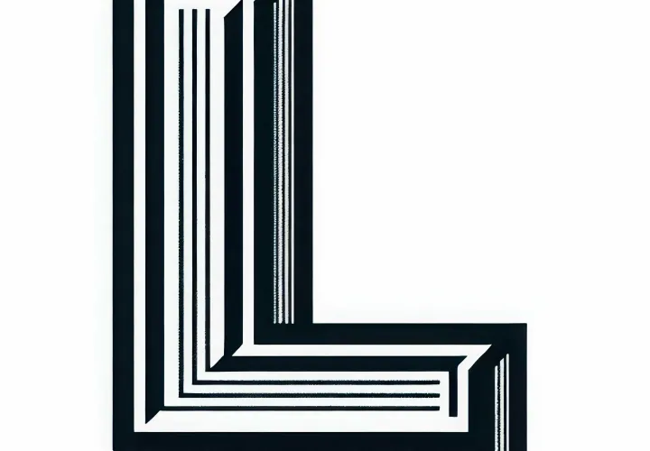 Coloring page uppercase L free to download