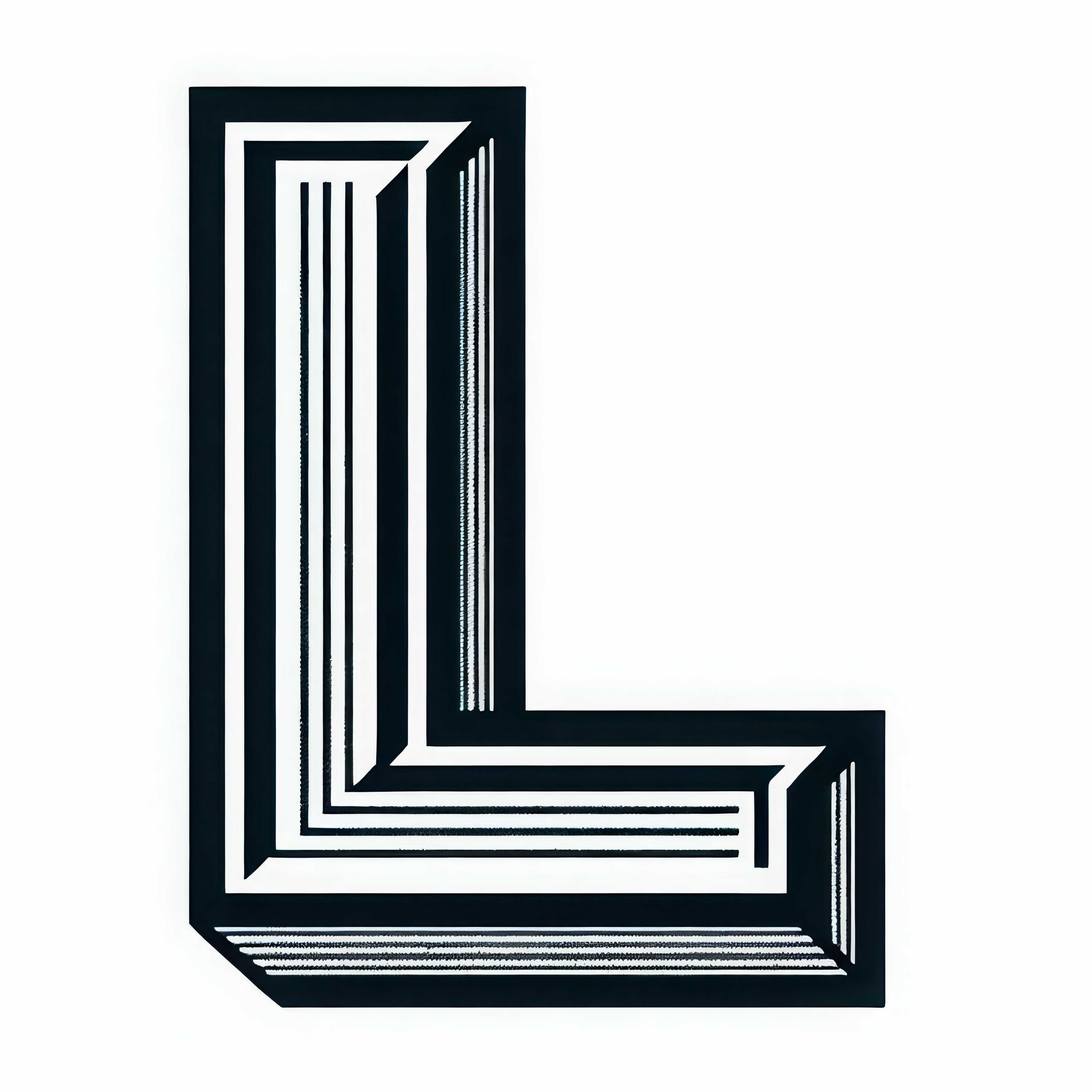 Coloring page capital letter L free to download