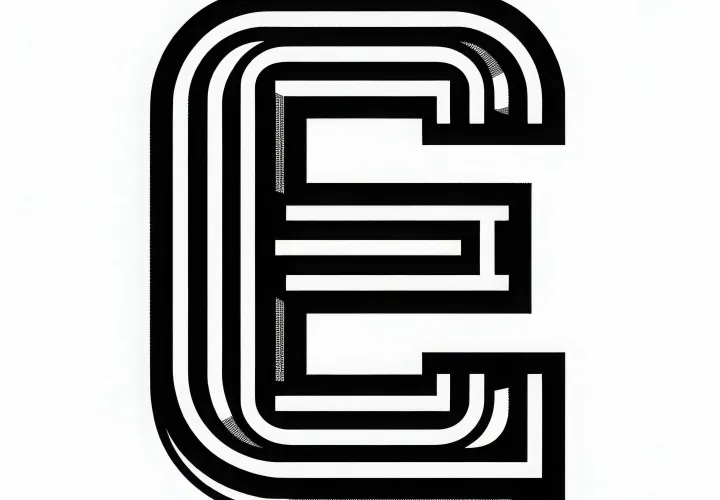 Free Coloring Template for Capital Letters