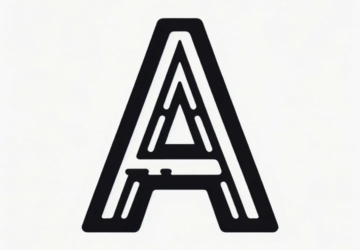 Coloring Page Capital Letter A – Free Download Template