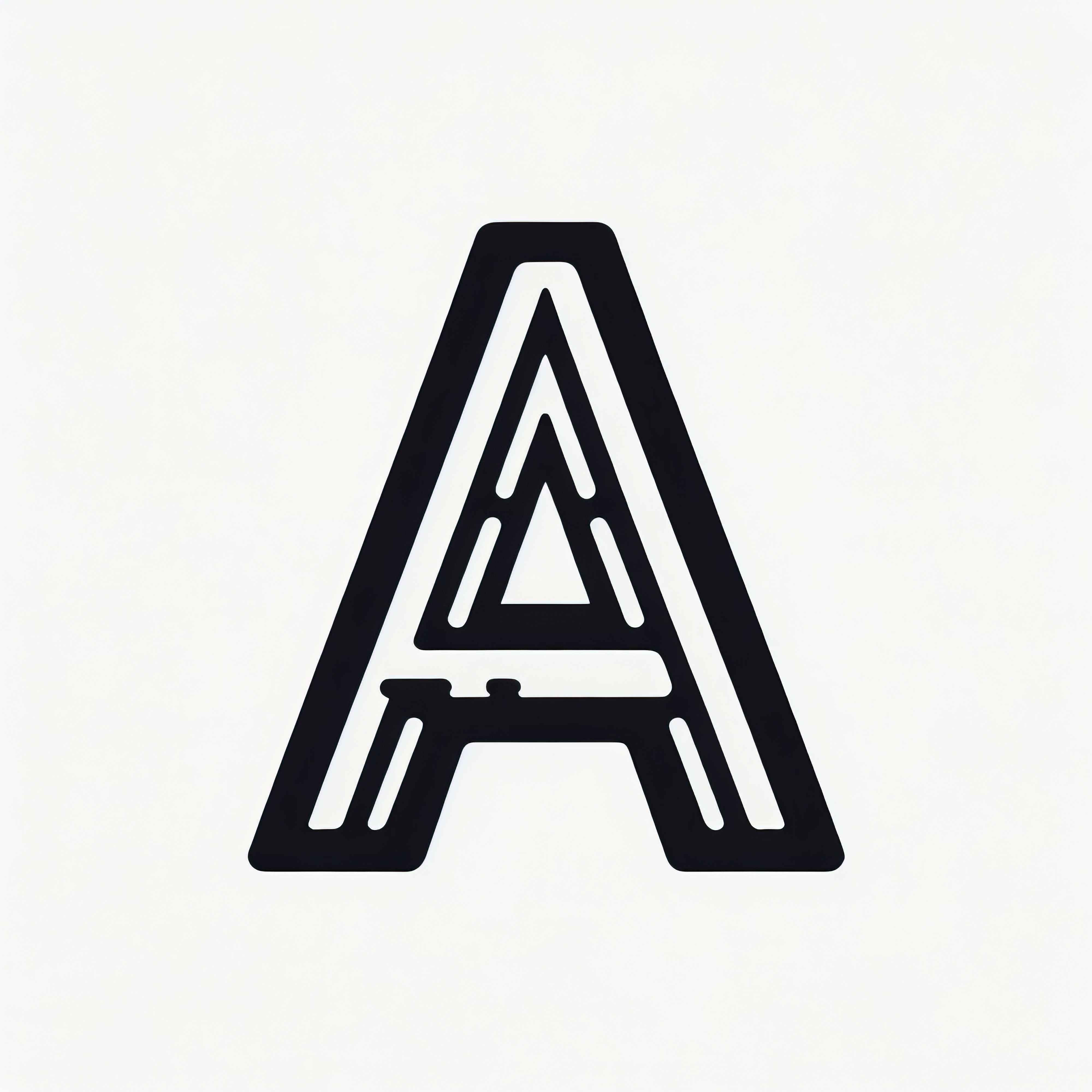 Coloring page capital letter A - Free template to download