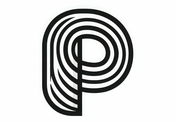 Capital letter P - Free coloring page