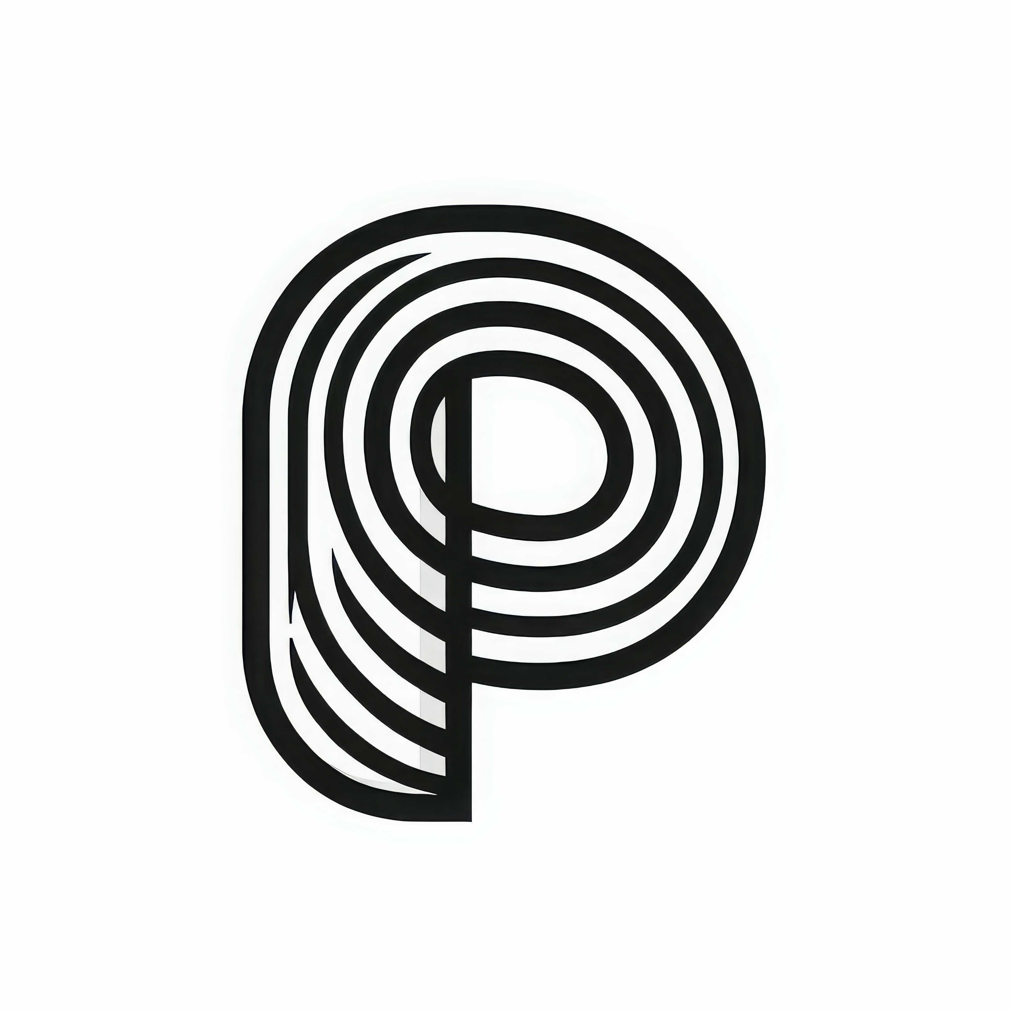 Capital letter P – Free coloring page