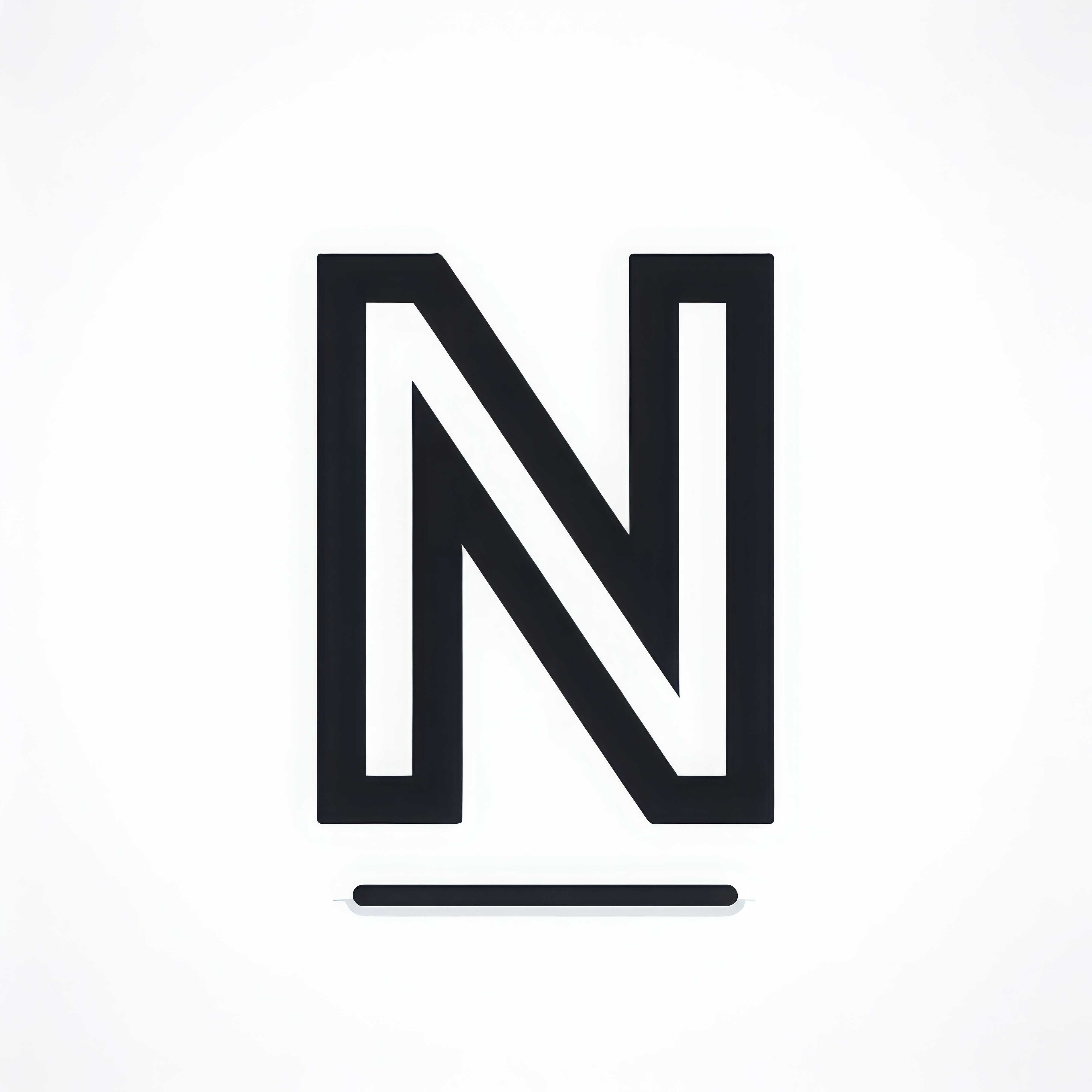 Free coloring page of the capital letter N