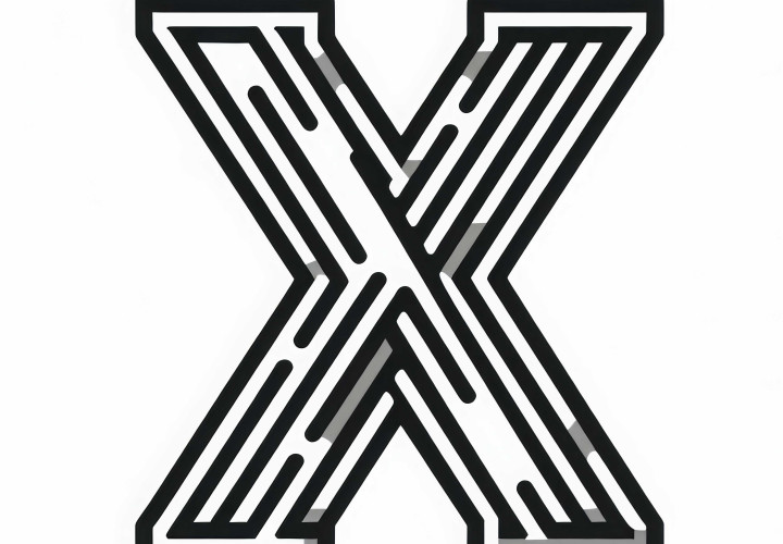 Capital Letter X Coloring Page Free to Download Capital Letter X Coloring Page Free to Download