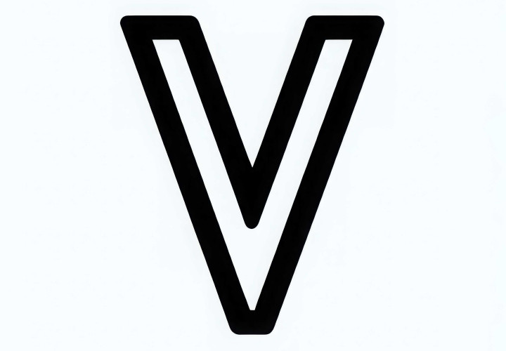 Capital Letter V Coloring Page Free