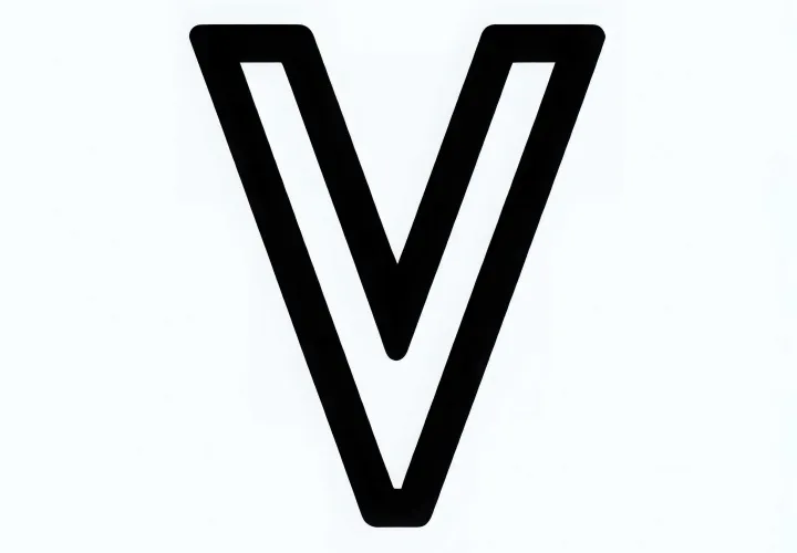 Capital Letter V Coloring Page Free