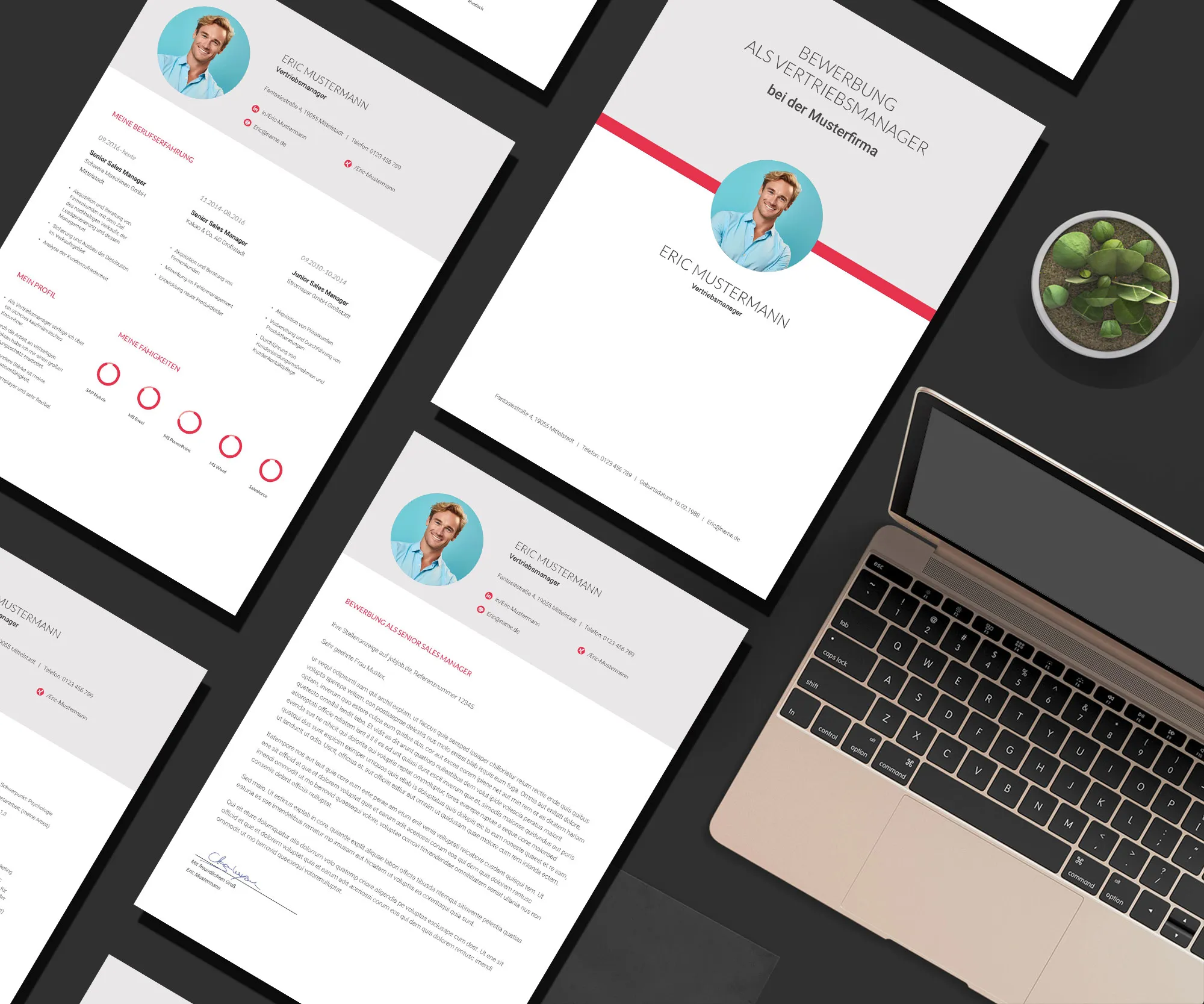 Candidatura como maquiador: Modelo de carta de apresentação e currículo para download