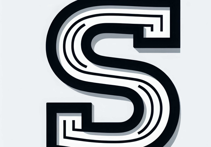 Free Coloring Page of the Capital Letter S