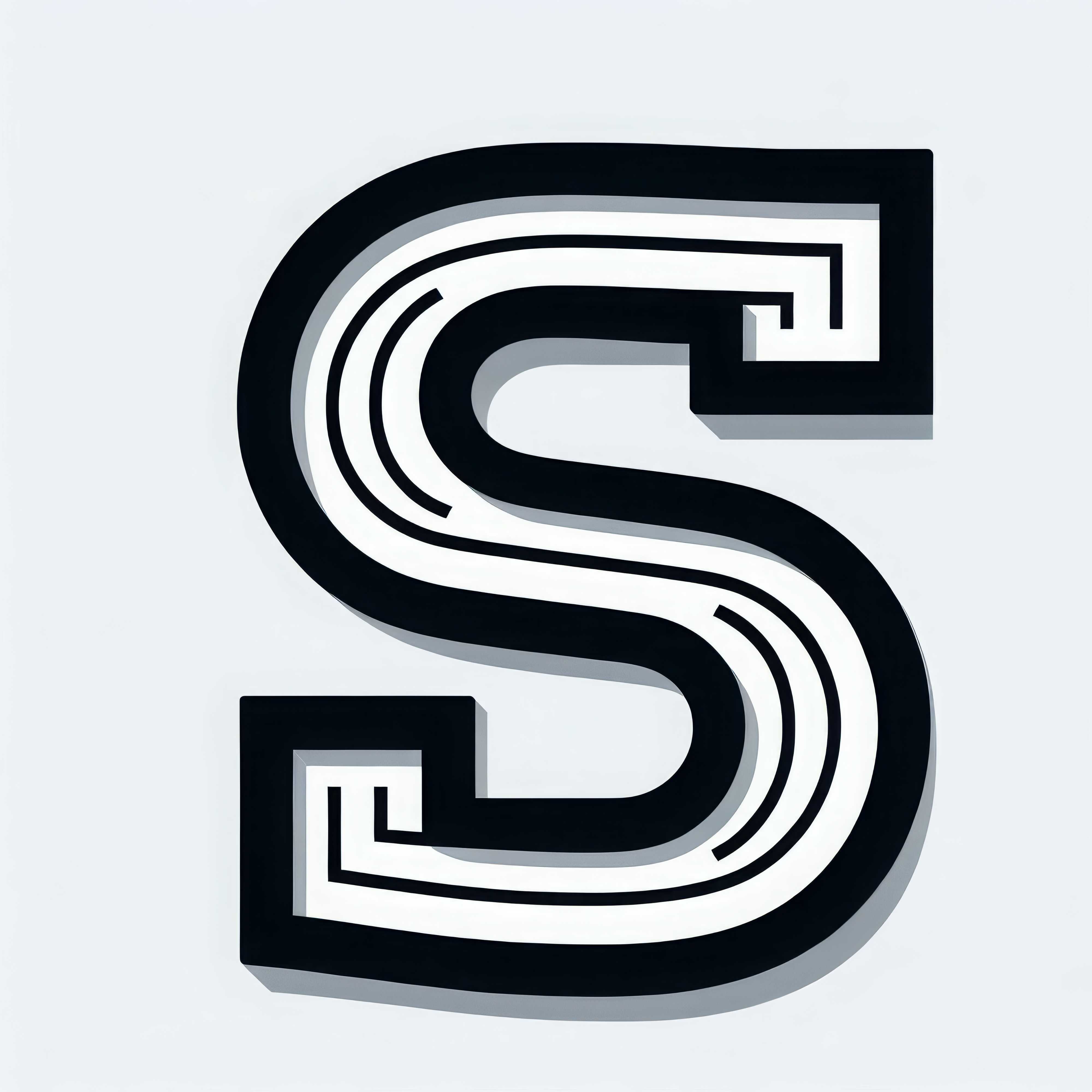 Free Coloring Page of the Capital Letter S