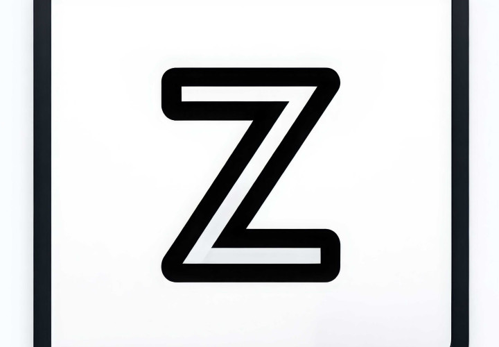 Free coloring page of the capital letter Z