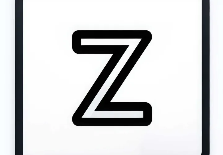 Free coloring page of the capital letter Z