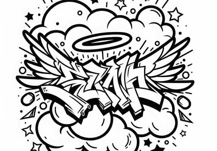 Template Gambar Grafiti Gratis