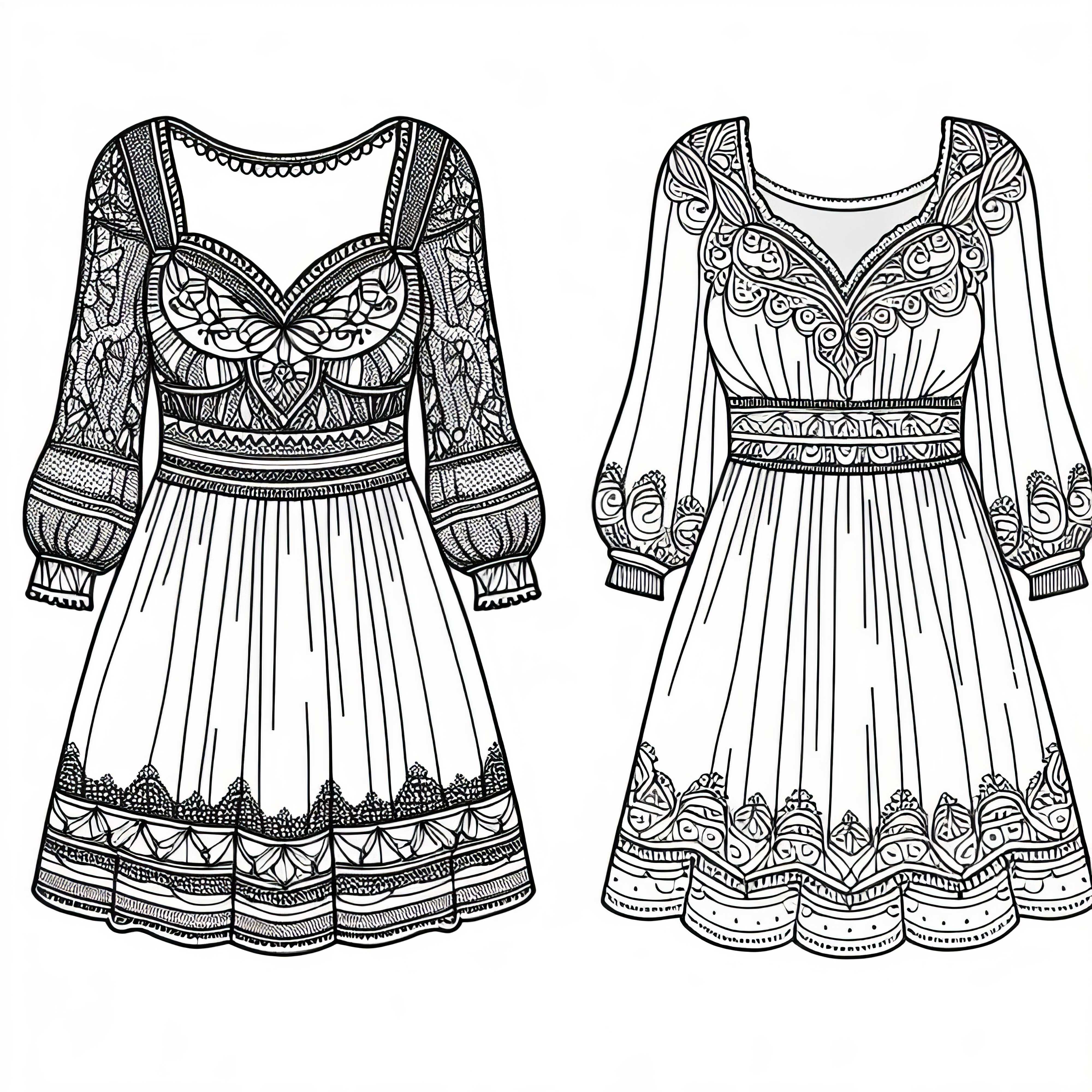 Dessin à colorier de chemise de nuit gratuit Dessin à colorier de chemise de nuit gratuit