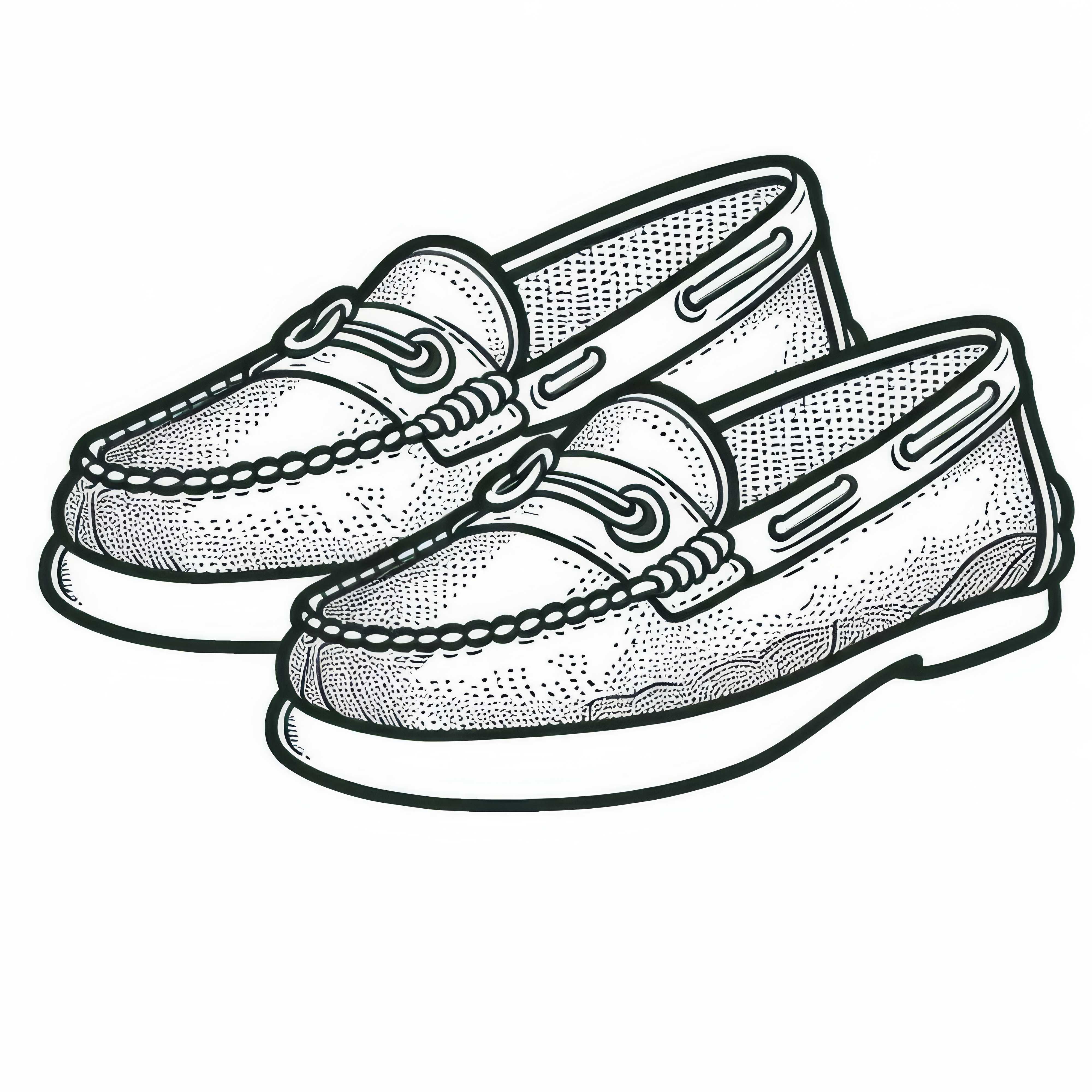 Desen de colorat pentru loafers – Costume de colorat Imagine de colorat pentru loafers – Costume de colorat