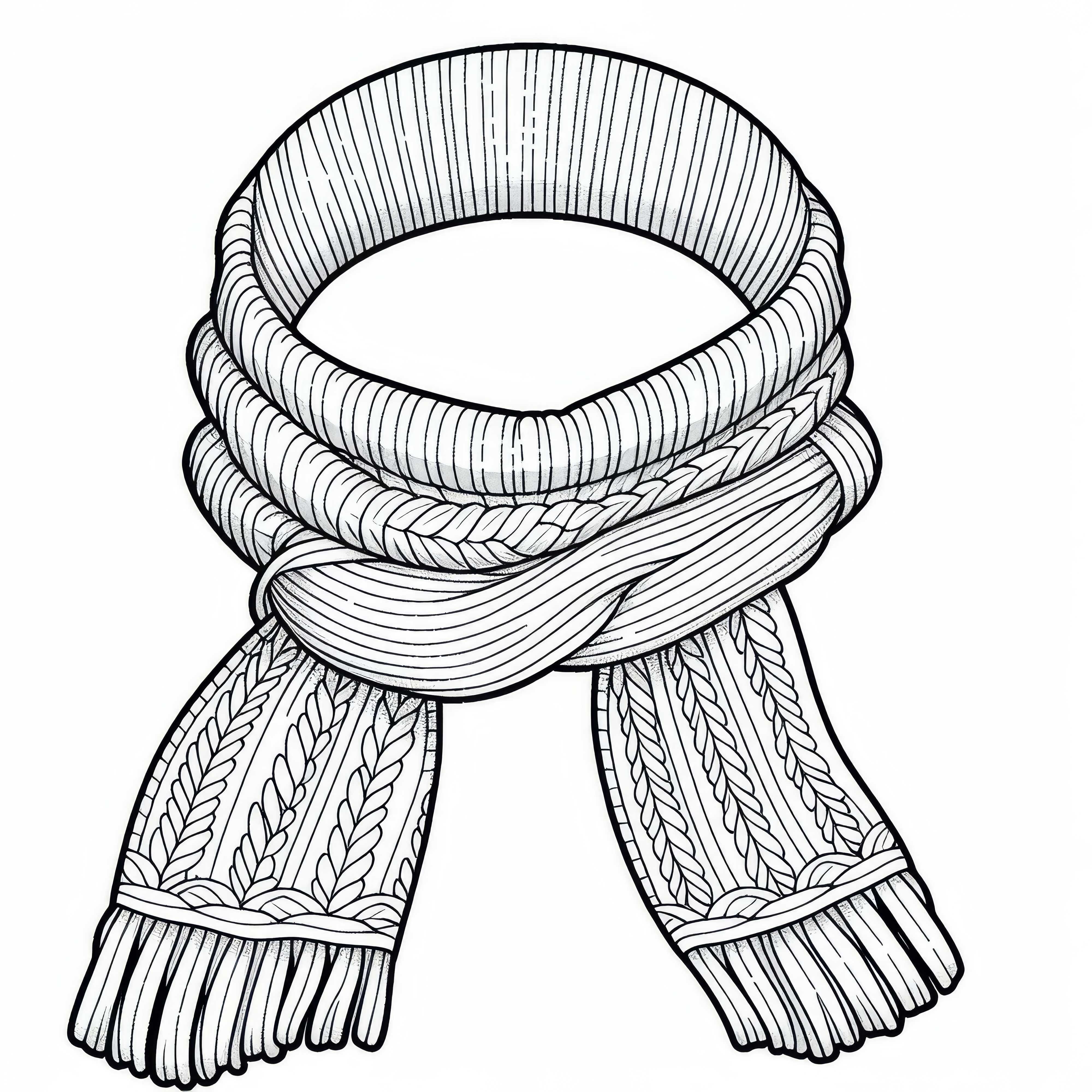 Imagini de colorat cu batic pentru îmbrăcăminte gratuite Imagine de colorat cu eșarfă pentru îmbrăcăminte Gratuit