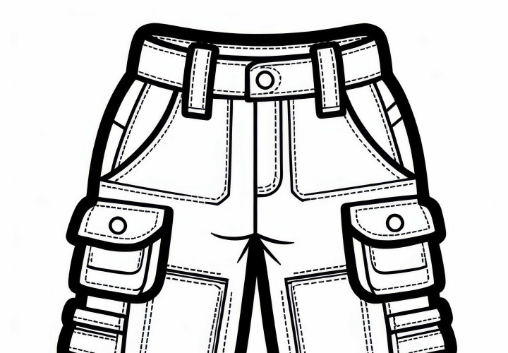 Sikkerhetssko malemal - Gratis fargeleggingsbilde for klær