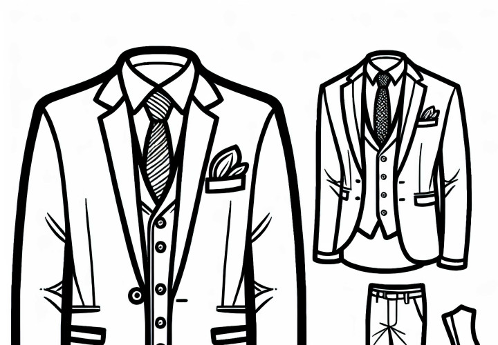 Fargeleggingsbilde Dress - Klær Gratis Nedlasting