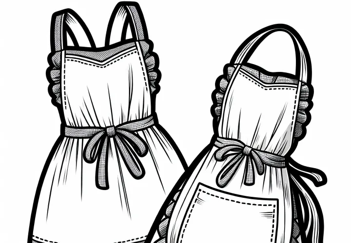 Barvna slika predpasnika – Brezplačna predloga za oblačila