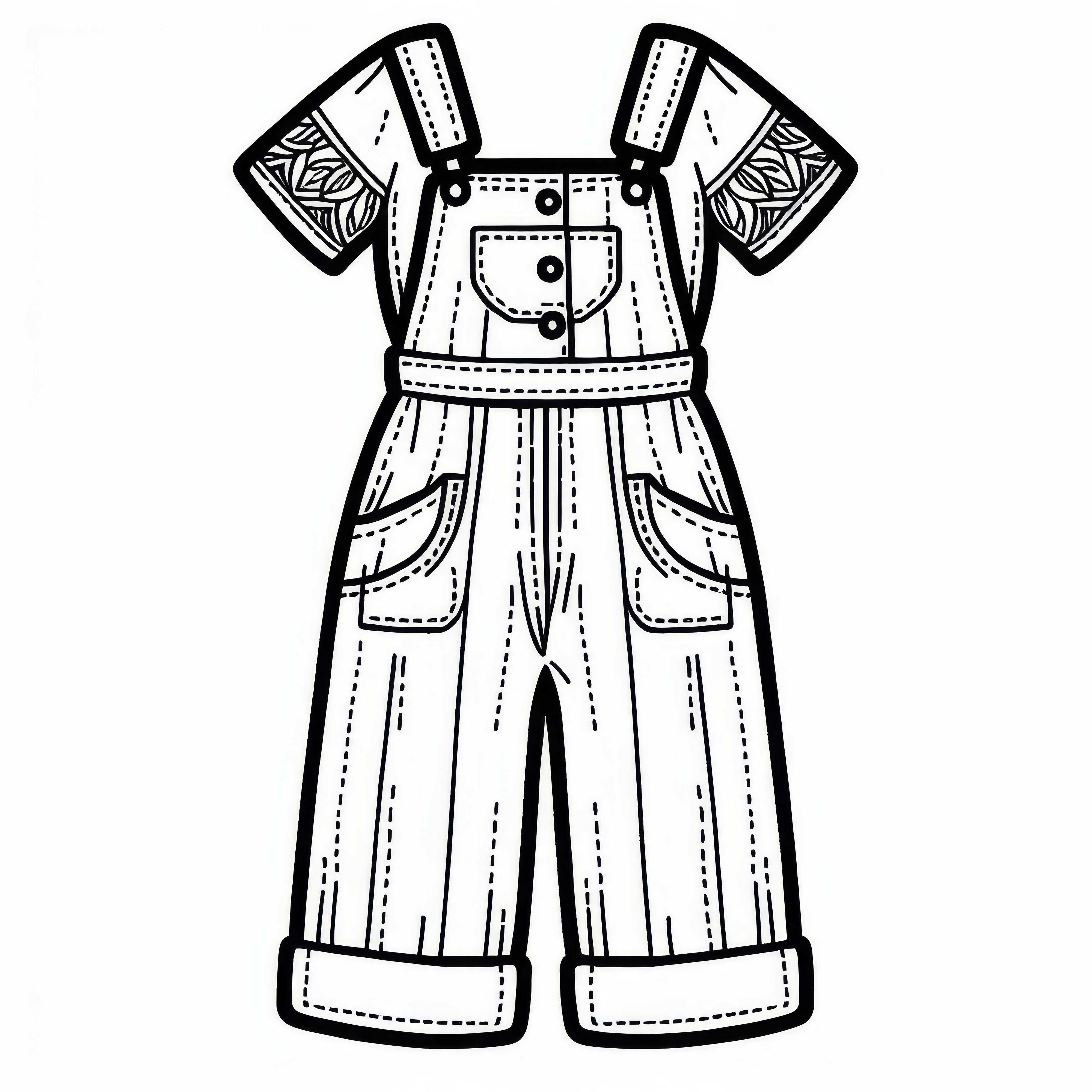 Barvna slika Overall: Oblačila za barvanje in brezplačen prenos