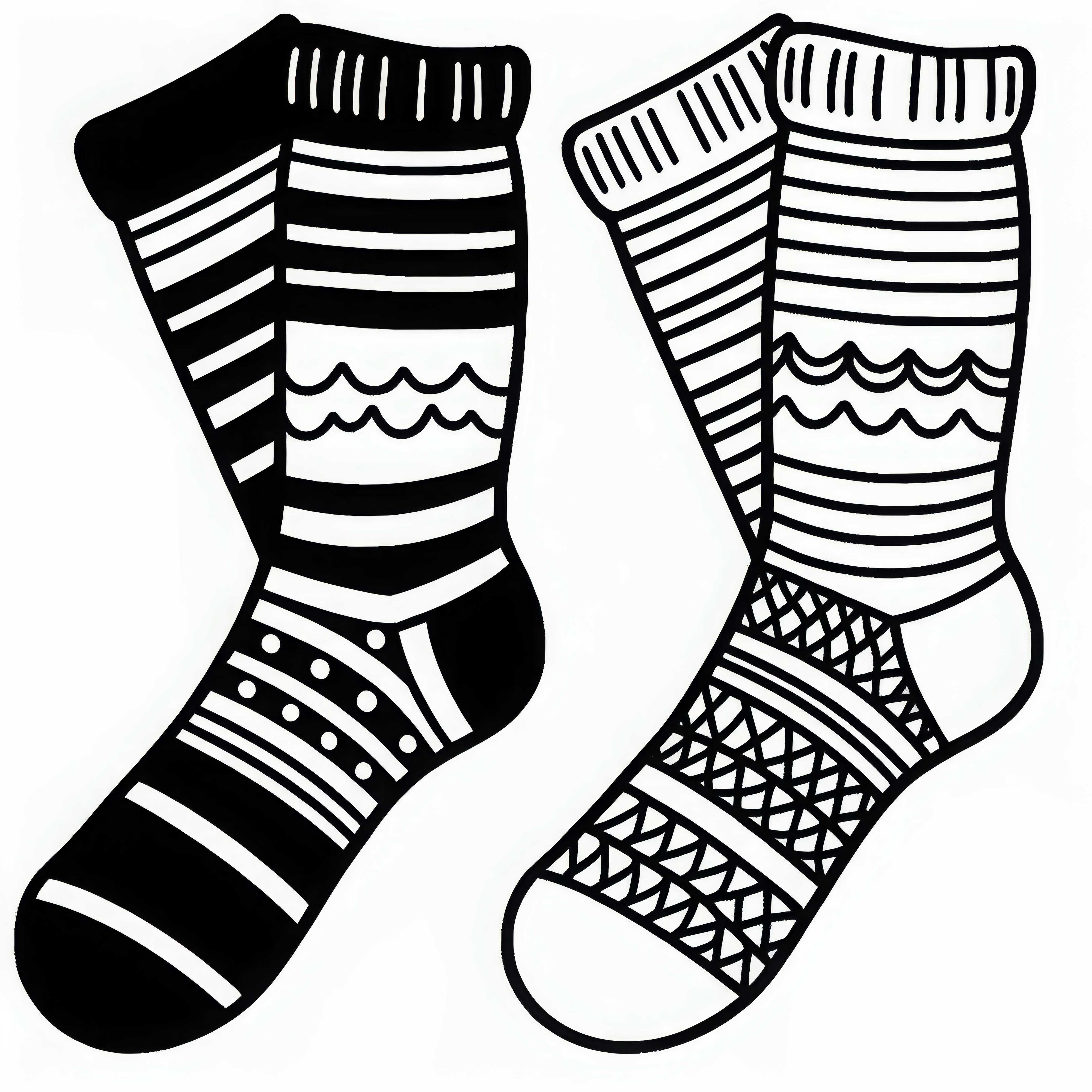 Kniestr&oslash;mper fargeleggingsmal for kl&aelig;r gratis