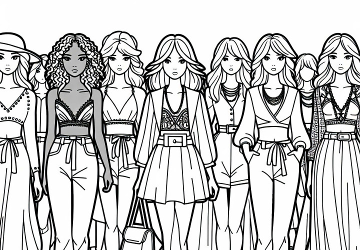 Motevisning fargelegging av klær gratis