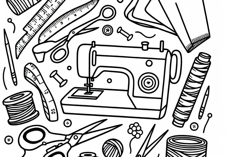 Malebok for å sy klær – Last ned gratis