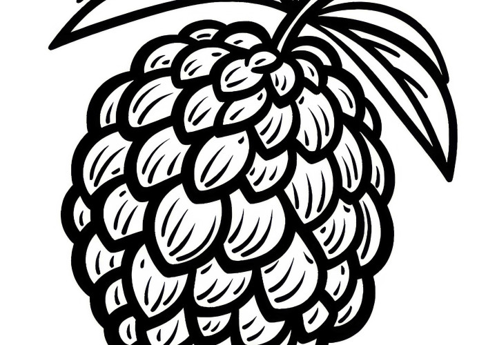 Free Download Ackee Coloring Page
