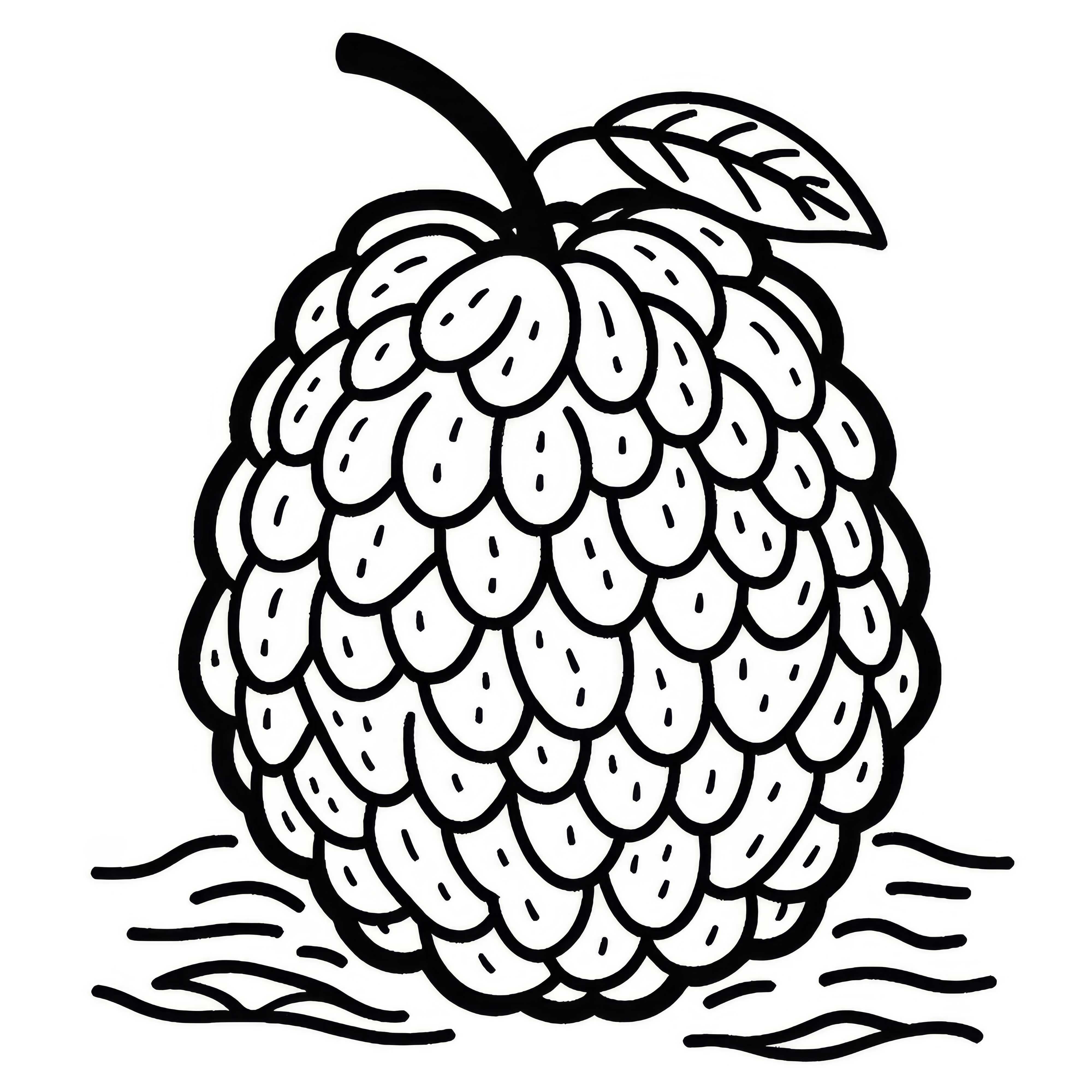 Free Atemoya Coloring Page Download