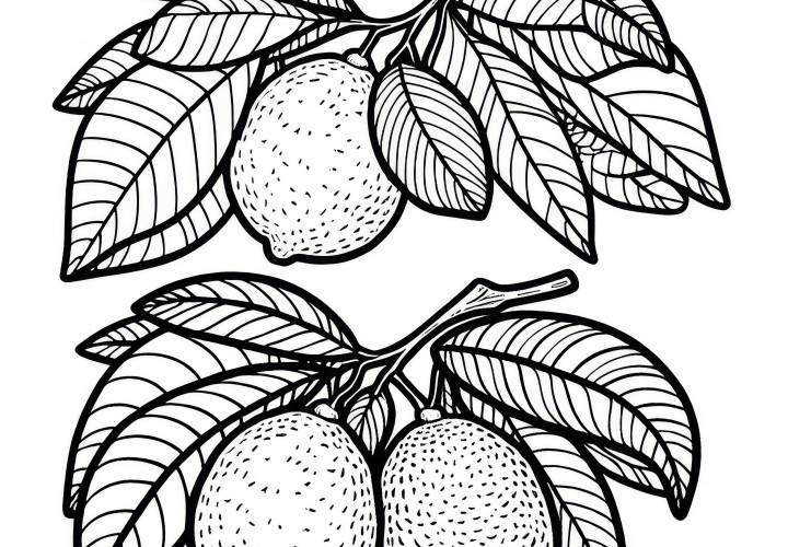 Free Calamansi Coloring Page
