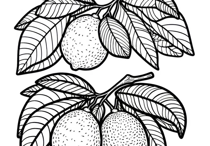 Free Calamansi Coloring Page