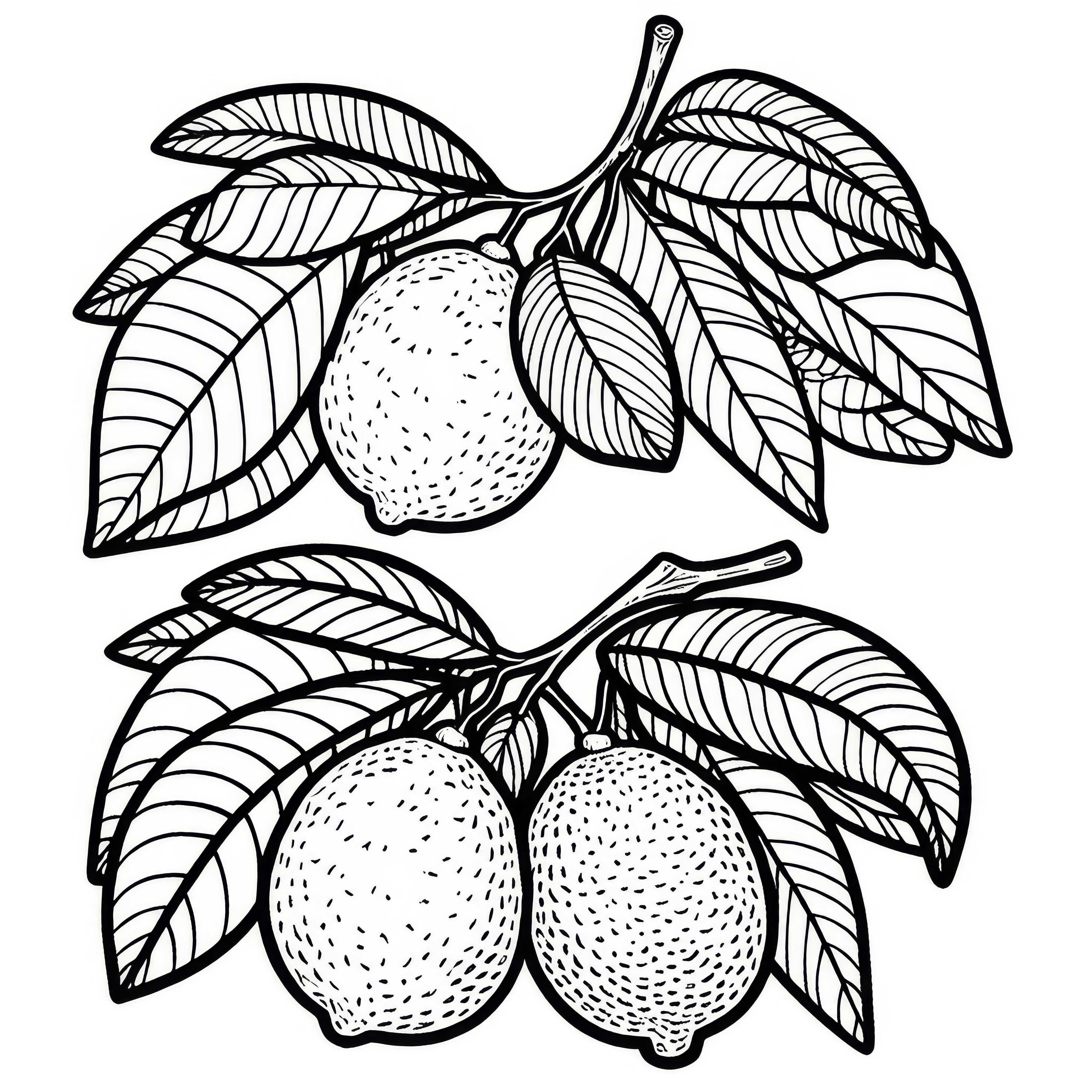 Calamansi Coloring Page Free