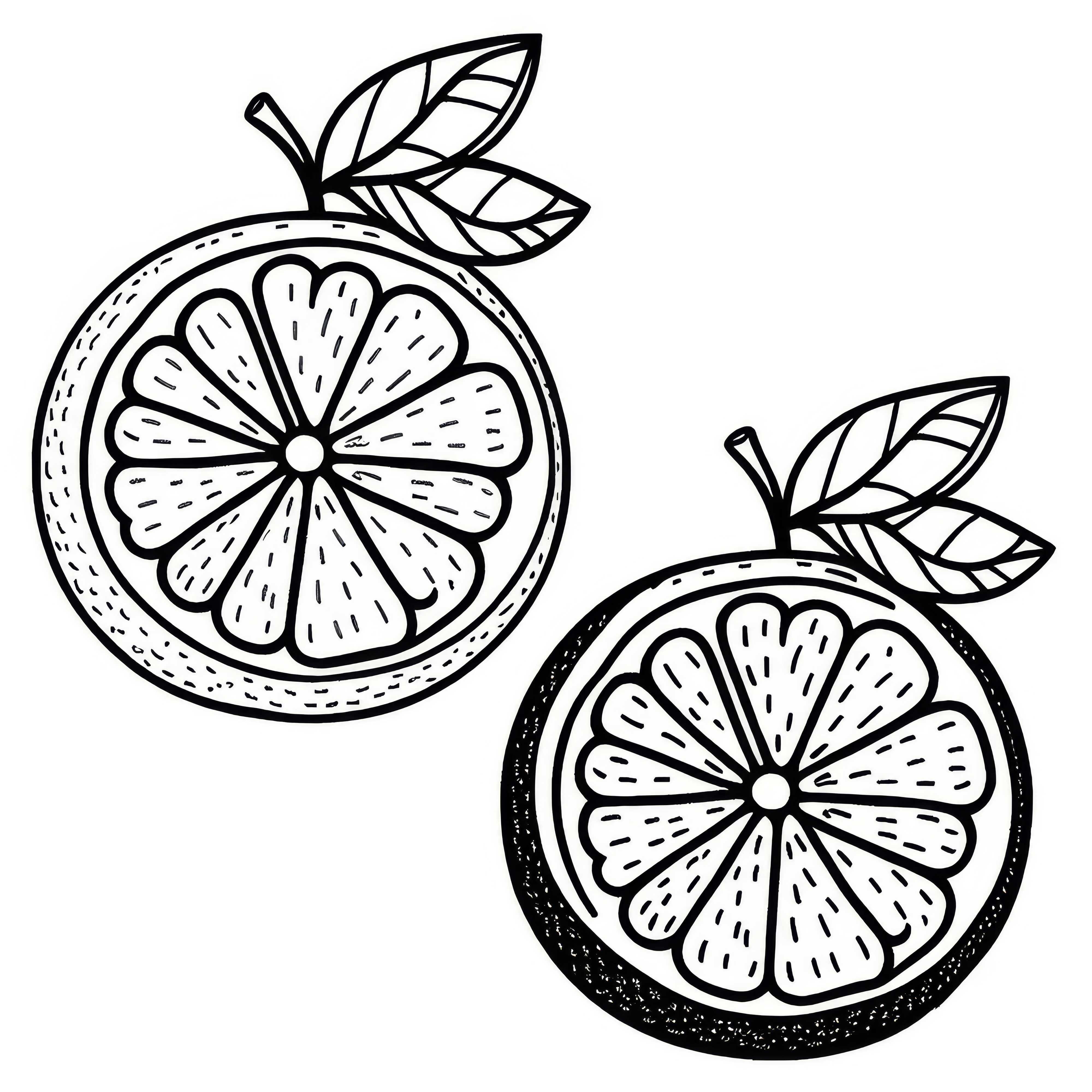 Grapefruit Coloring Page Free: Get your coloring picture