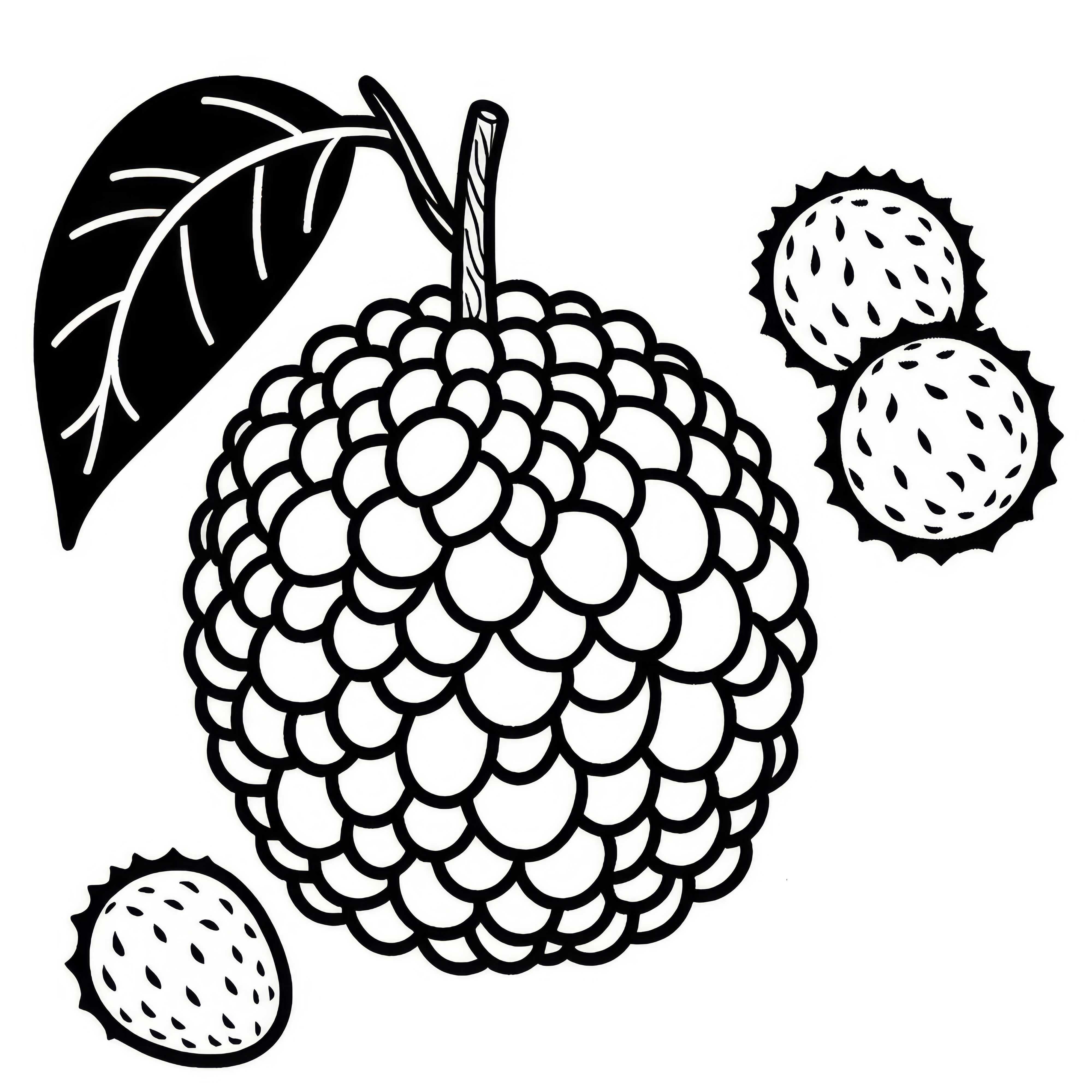Cempedak Coloring Page Free