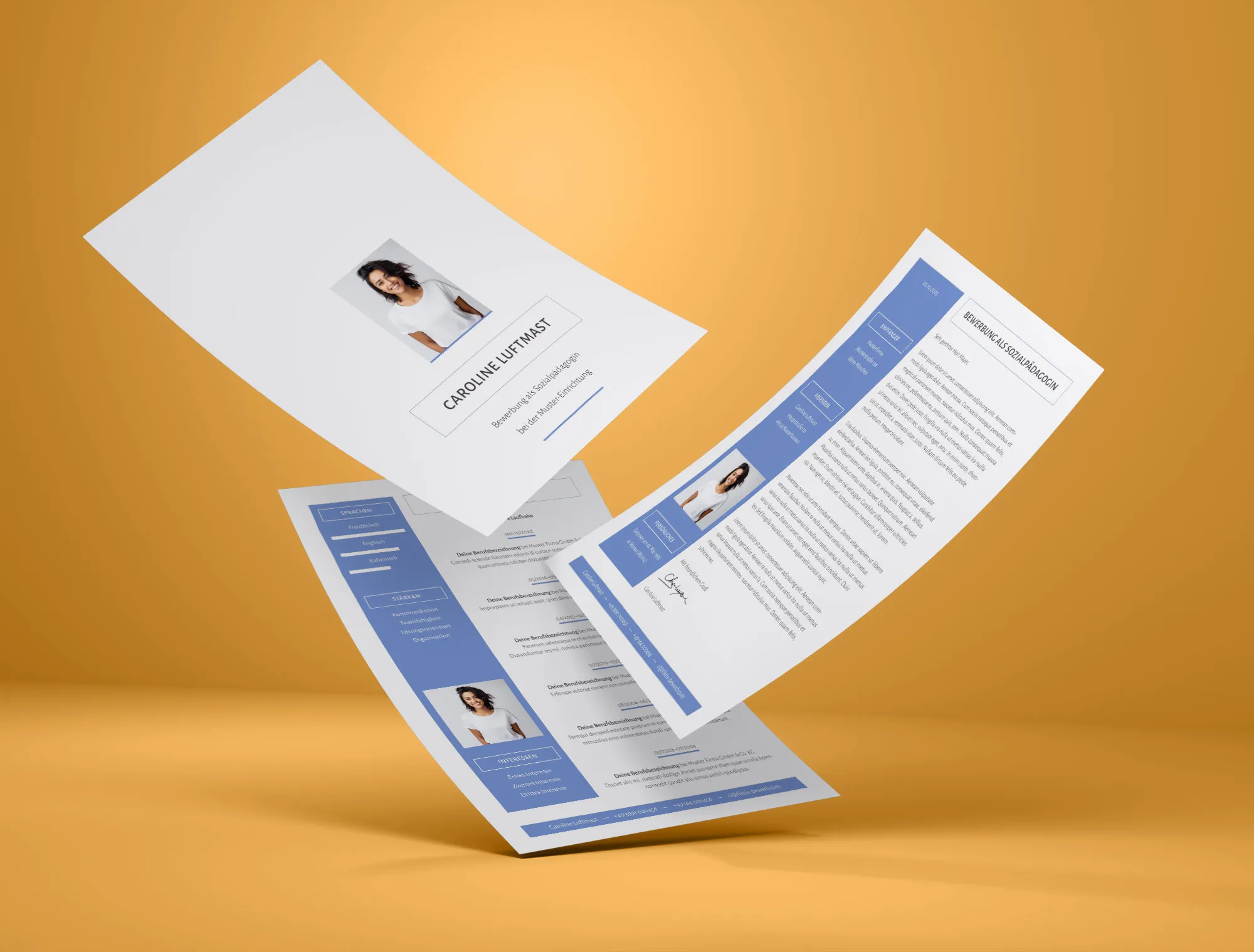 Candidatura come office manager: modello di curriculum e lettera di presentazione.