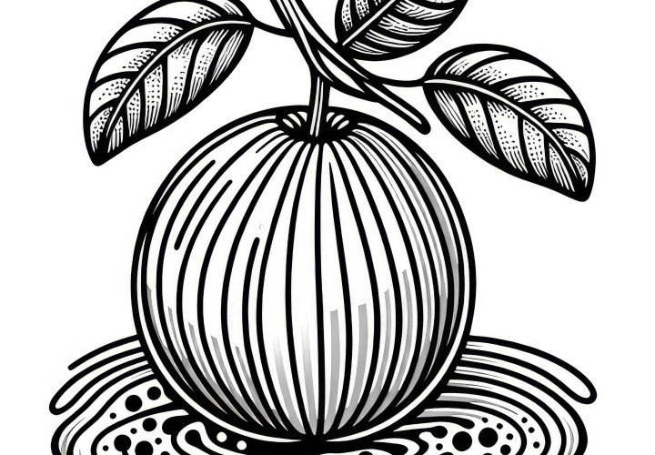 Free Jujube Coloring Page