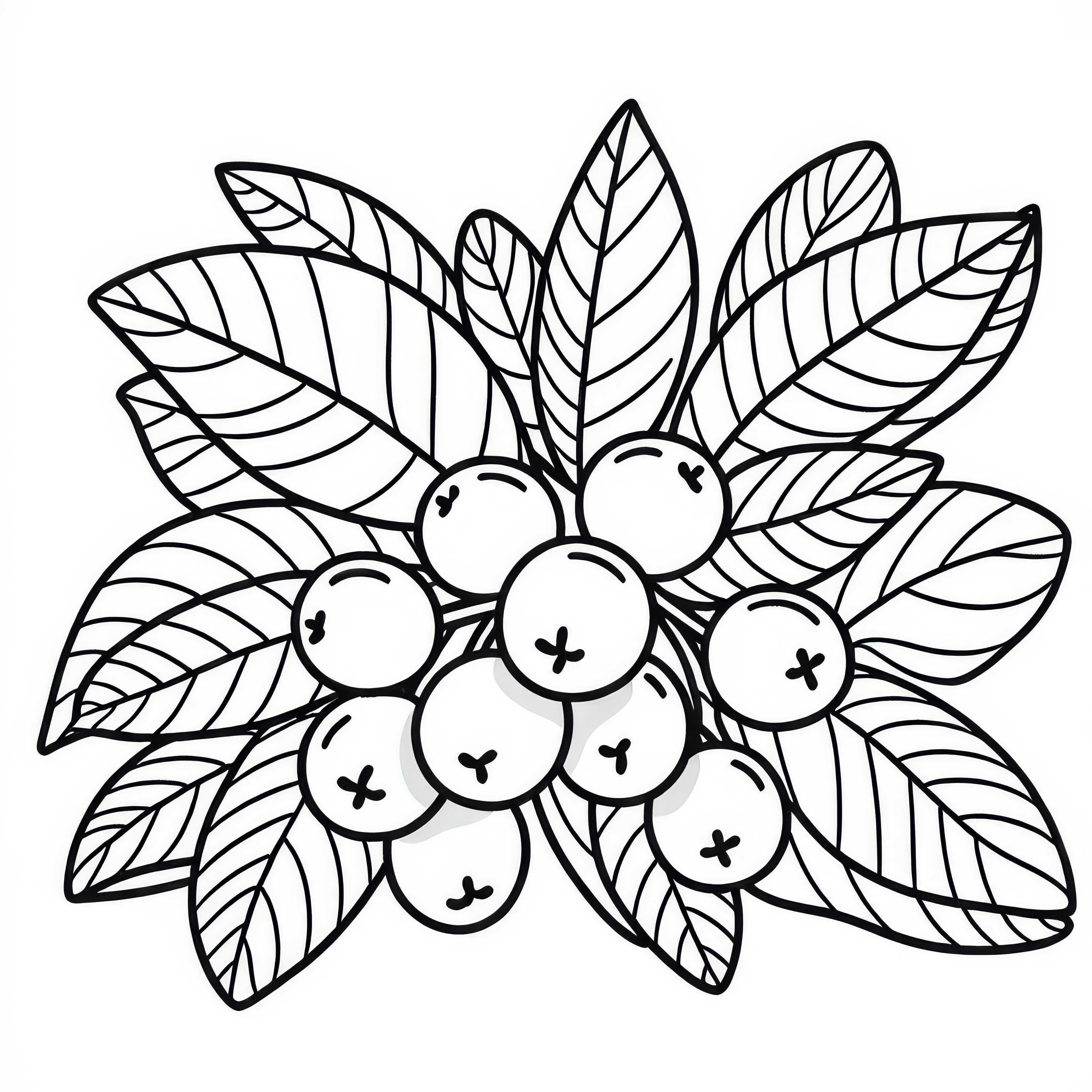 Kakadu Plum Coloring Page Free