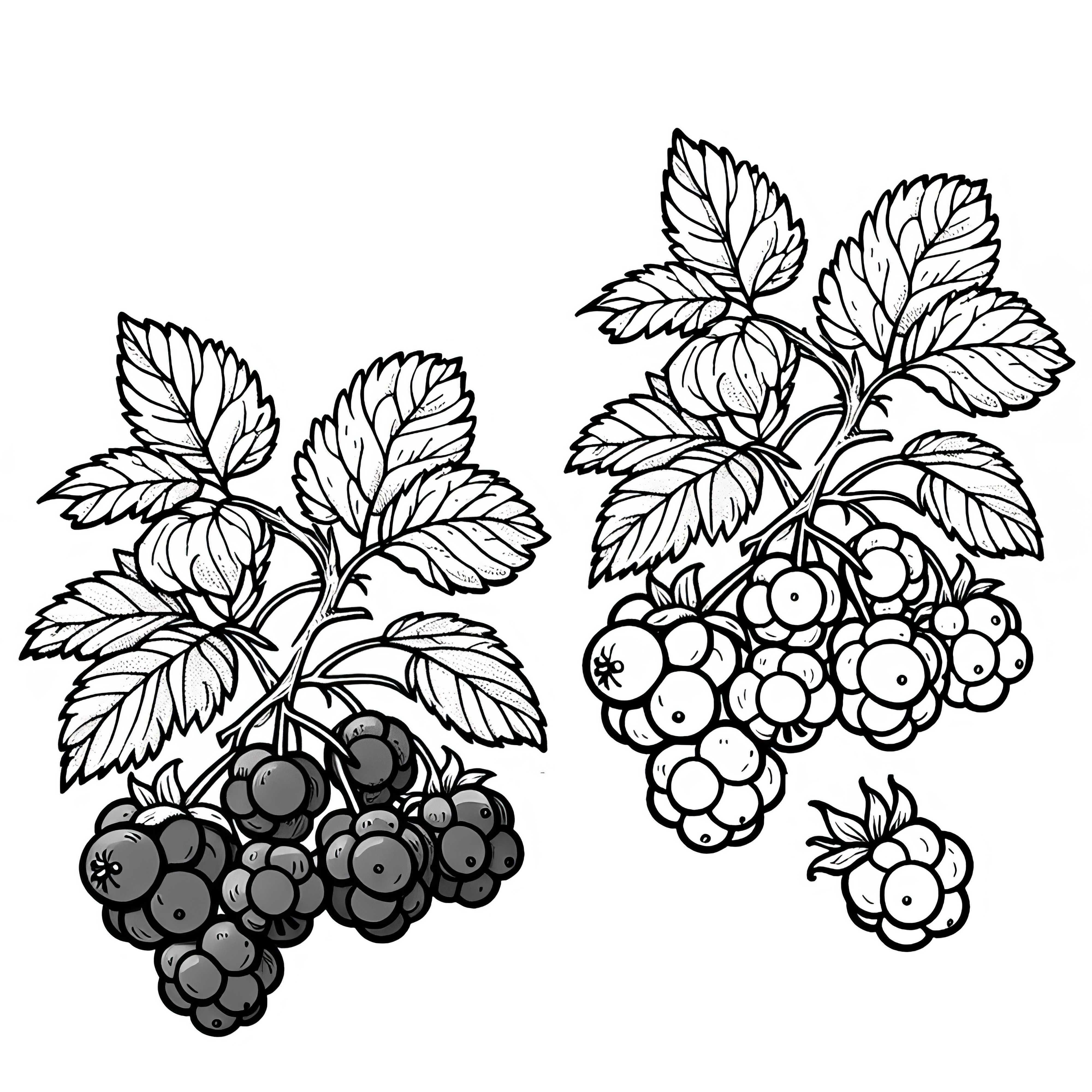 Loganberry Coloring Page Free