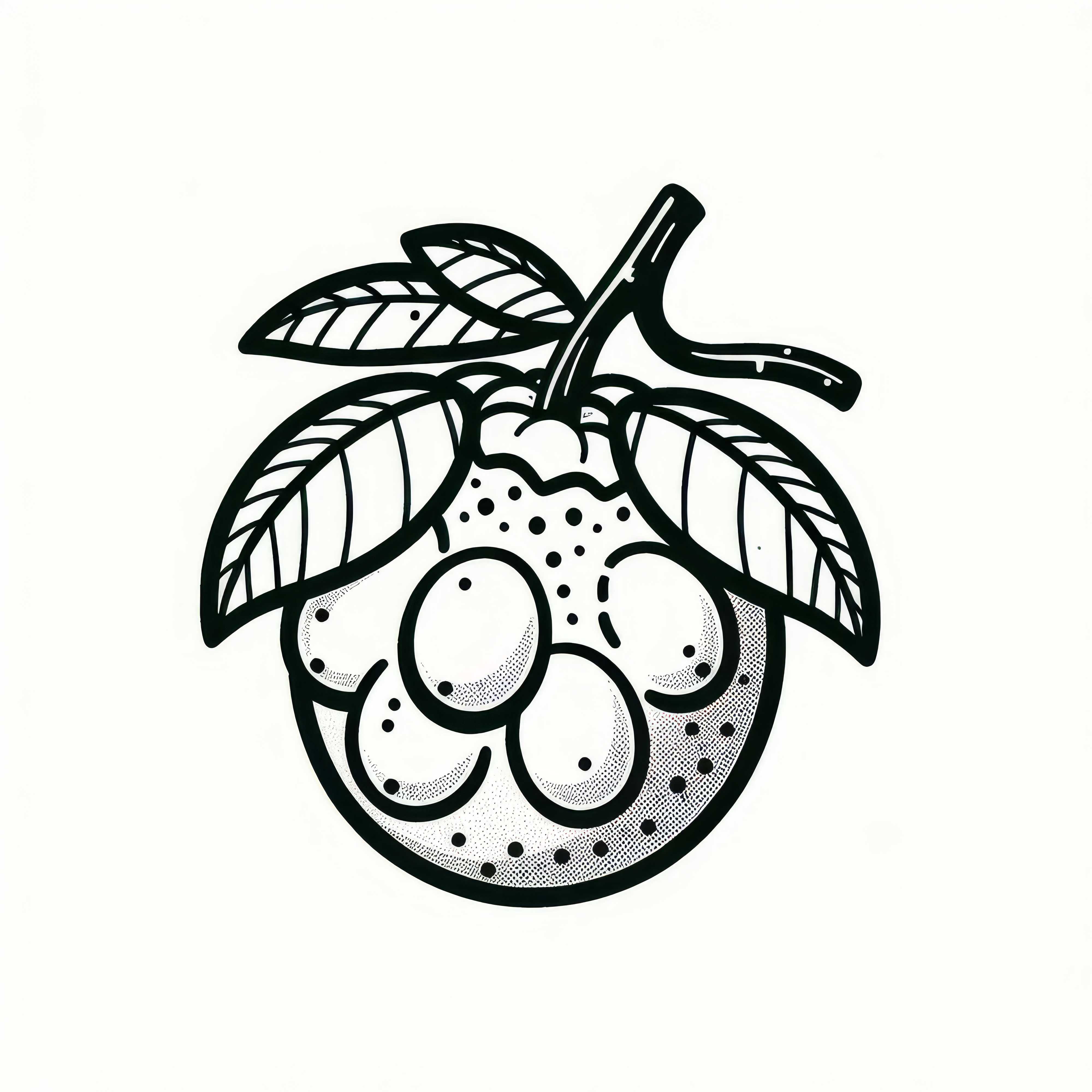 Mangaba Coloring Page Simple Free Download and Color Online