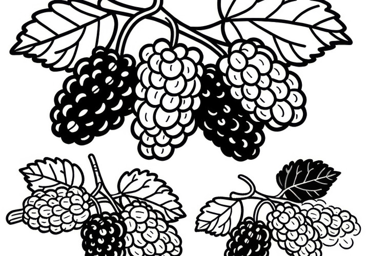 Mulberry Coloring Page Free