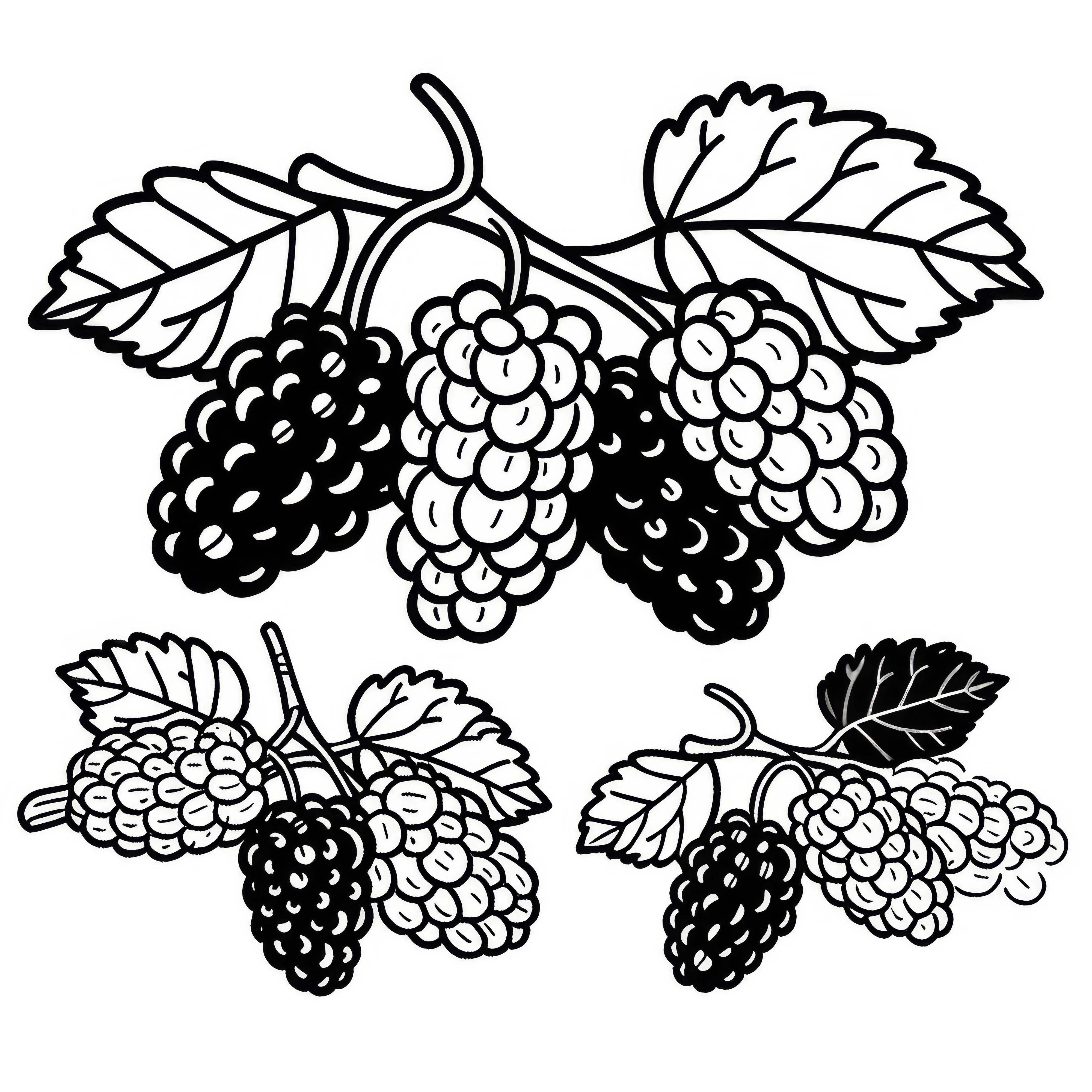 Free Mulberry Coloring Page