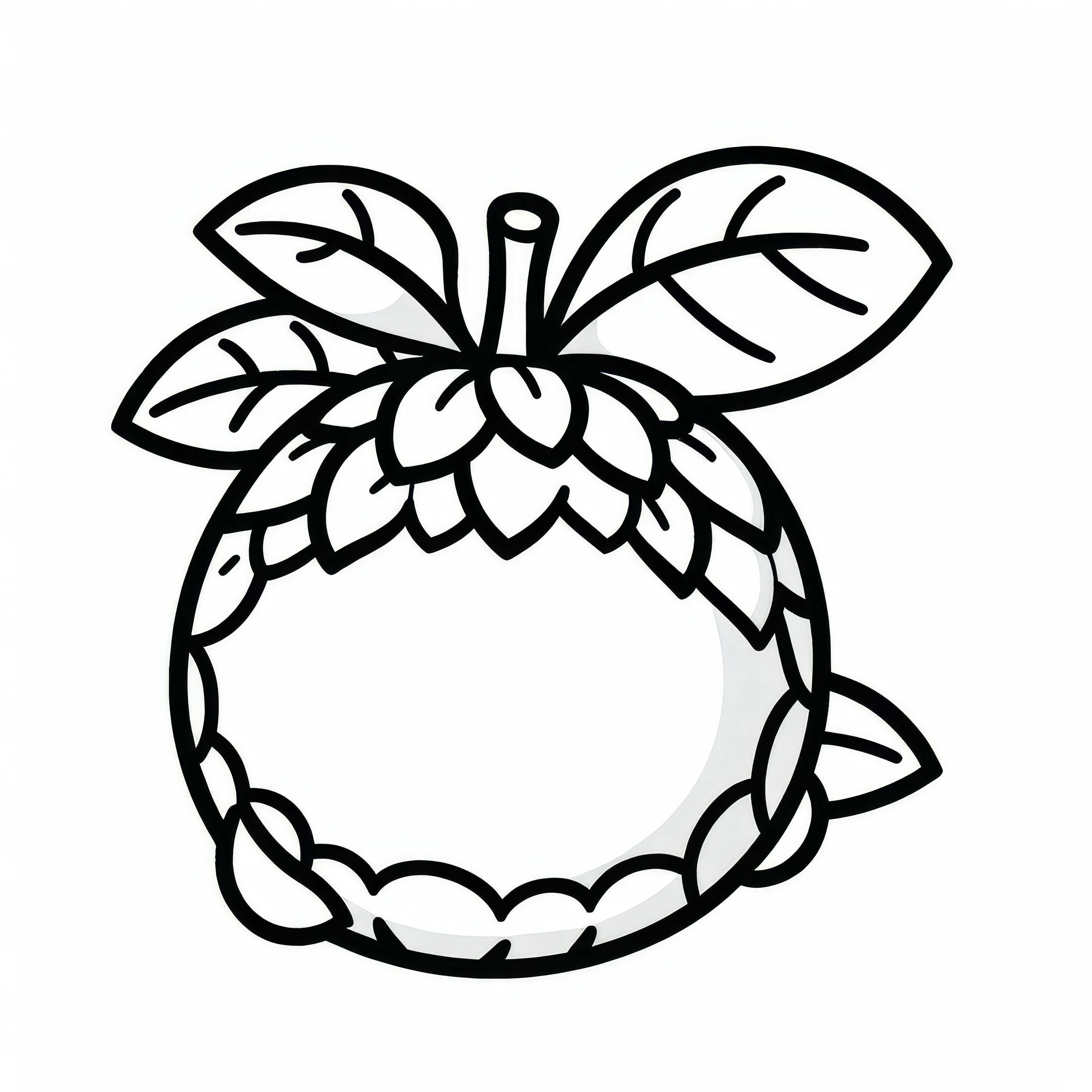 Pulasan Coloring Template Free