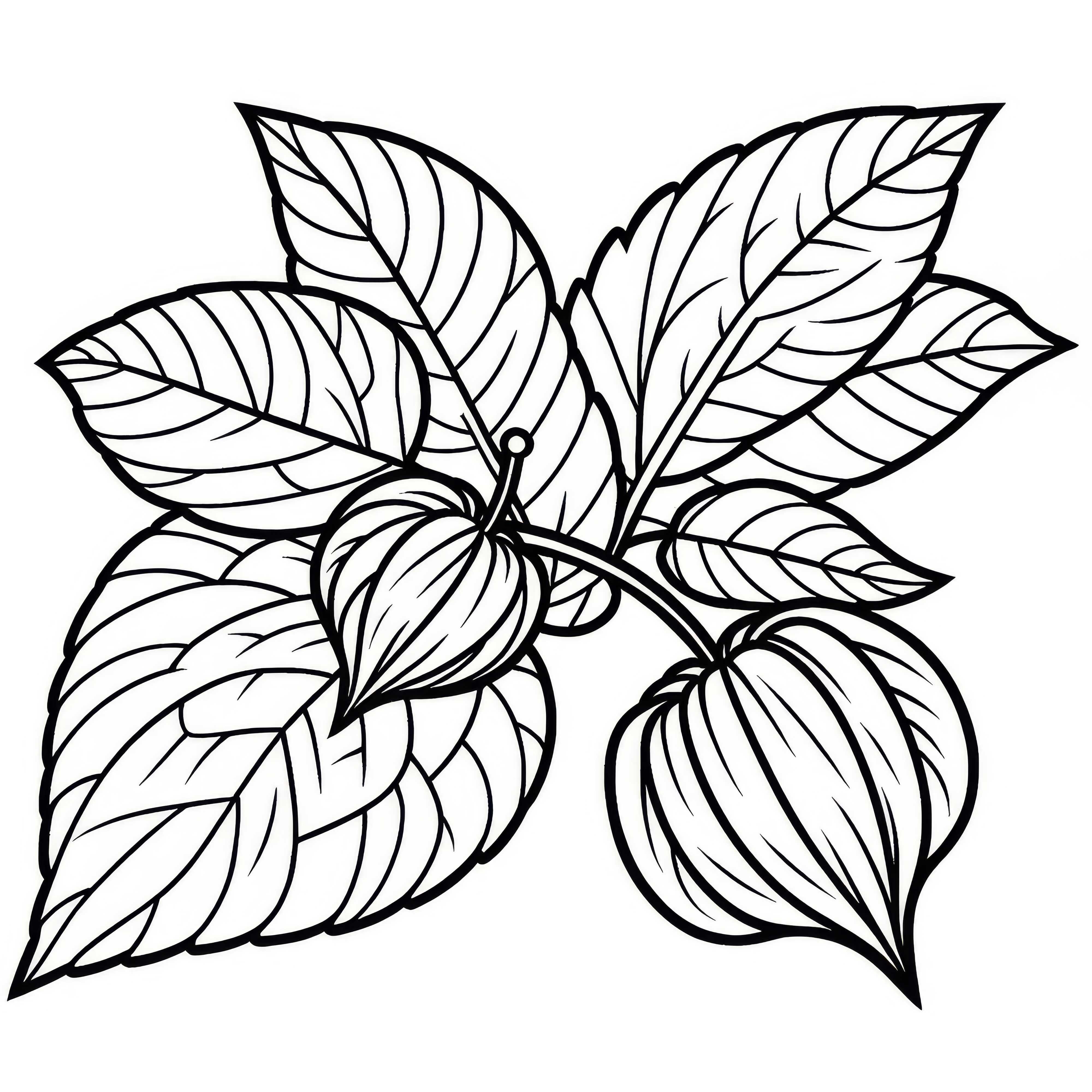 Free Physalis Coloring Template for Download